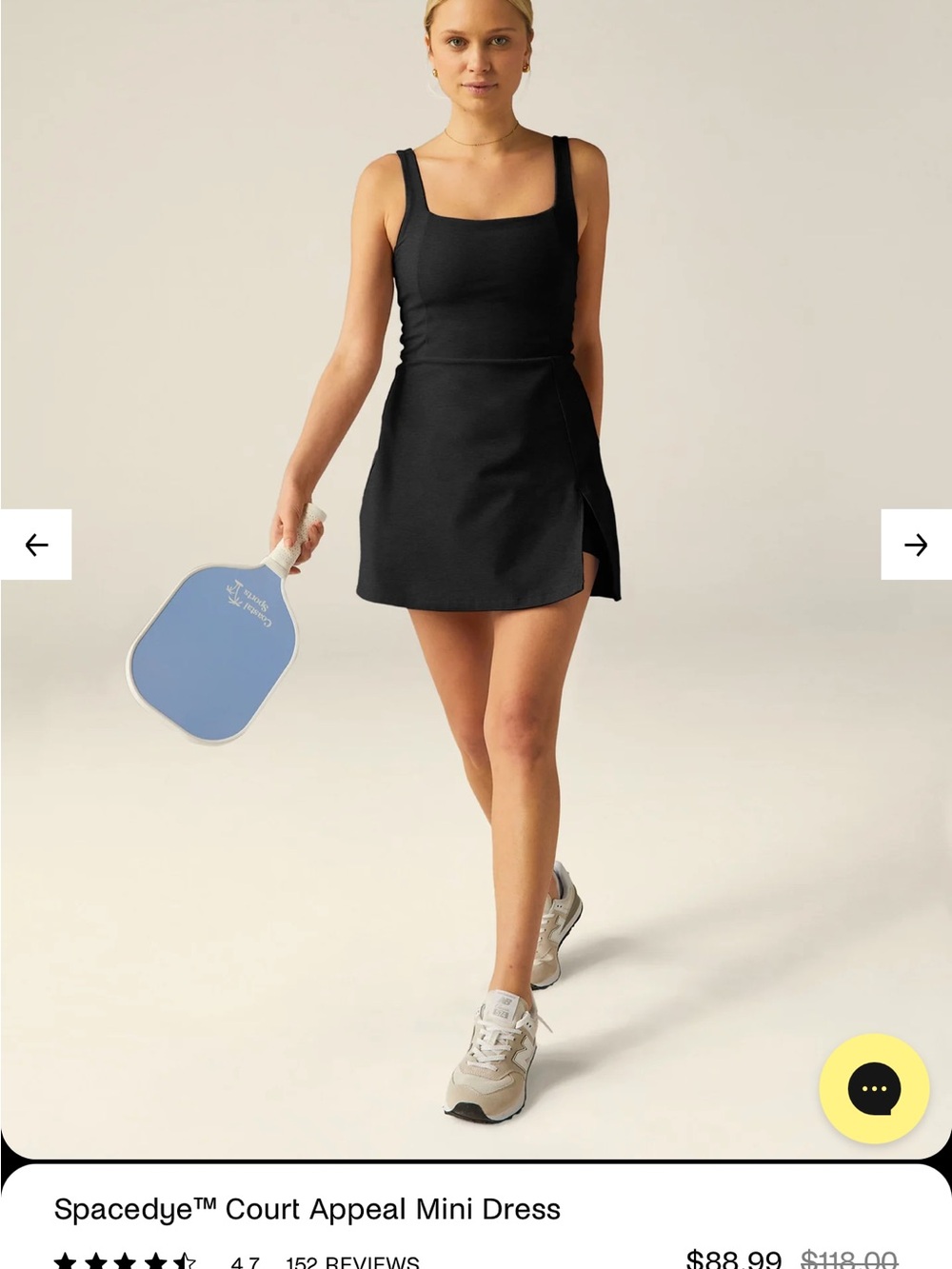 Beyond Yoga Court Appeal Mini Dress NWOT